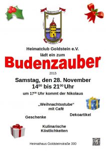 HCG Budenzauber 2015 Plakat